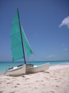 Beach Sailboat Belize